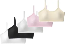 Big Girls Bra Comfort Flex Fit Seamless for Girl Teens with Adjustable Straps, Pull-on Design