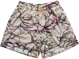 BOOMLEMON Mens Mesh Graphic Print Shorts Fashion Designer Workout Shorts Retro Casual Cool Streetwear Short Pants