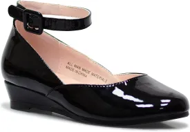 FLYFUPPY Girls Dress Shoes Mary Jane Shoes for Girls Low Heel with Ankle Strap Dress Shoes for School Wedding Party