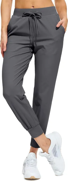 Libin Women's Joggers Pants Athletic Running Petite/Regular/Tall Sweatpants with Pockets Tapered Casual Workout Pants