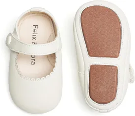 Soft Sole Baby Dress Shoes - Infant Baby Walking Shoes Moccasinss Rubber Sole Crib Shoes.